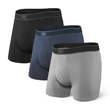 SAXX Saxx Mens Underwear Daytripper Boxer Briefs With Fly - Used Like New Pack of 3 Extra Large CONDITION: USED LIKE NEW 688296383993 No Promo Code Needed!