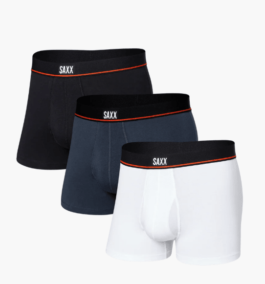 SAXX Saxx Mens Underwear Nonstop Stretch Cotton Trunk - Used Like New Pack of 3 Medium CONDITION: USED LIKE NEW 688296452767 No Promo Code Needed!