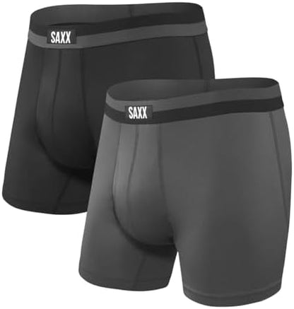 SAXX Saxx Mens Underwear Sport Mesh Boxer Brief Fly - Used Like New Extra Large CONDITION: USED LIKE NEW 688296370733 No Promo Code Needed!