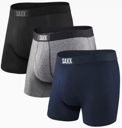 SAXX Saxx Mens Underwear Ultra Super Soft Boxer Briefs With Fly - Used As Is Pack of 3 XXL CONDITION: USED AS - IS 688296359523 No Promo Code Needed!