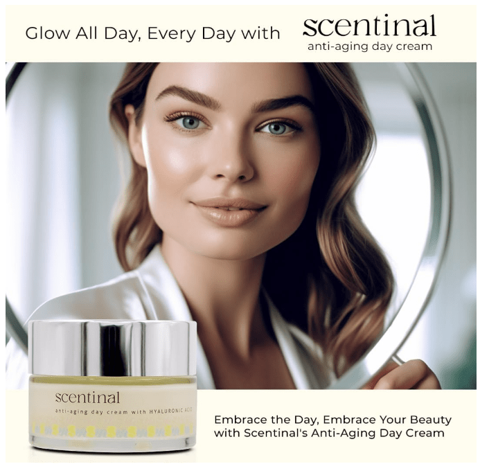 Scentinal Scentinal Anti - Aging Day Cream with Hyaluronic Acid - No Promo Code Needed!