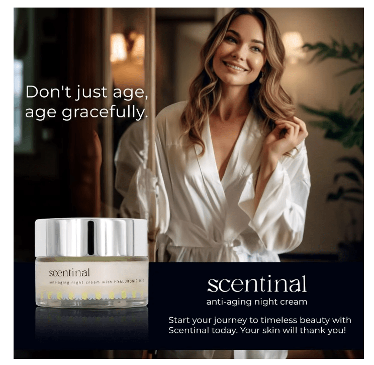 Scentinal Scentinal Anti - Aging Night Cream with Hyaluronic Acid - No Promo Code Needed!