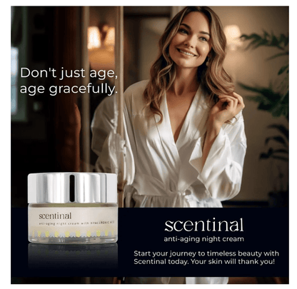 Scentinal Scentinal Anti - Aging Night Cream with Hyaluronic Acid - No Promo Code Needed!