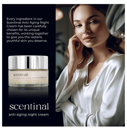 Scentinal Scentinal Anti - Aging Night Cream with Hyaluronic Acid - No Promo Code Needed!