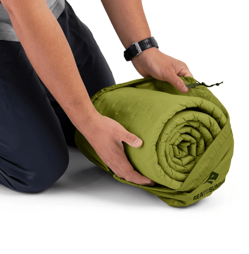 Sea to Summit Camp Self Inflating Sleeping Pad 5.9 x 11.8 x 5.9 inches Olive 9327868067084 No Promo Code Needed!