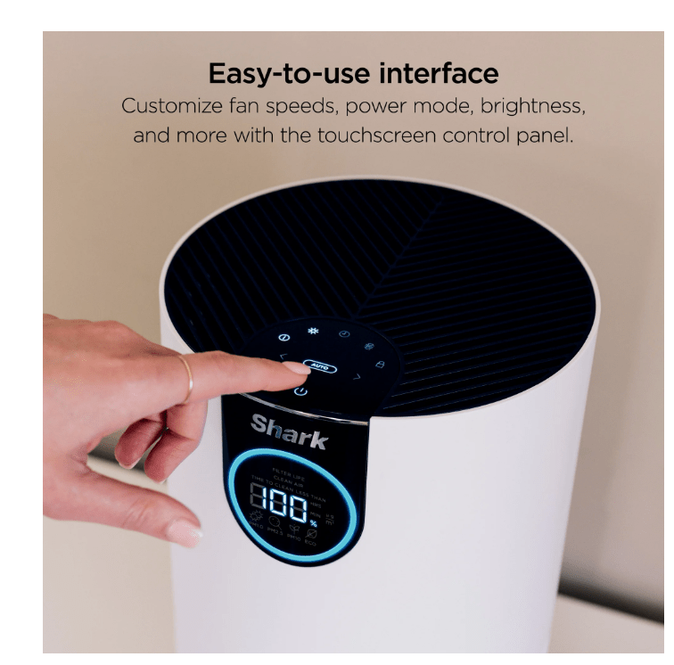 Shark 3 - in - 1 Max Air Purifier Heater & Fan NanoSeal HEPA Cleanser - No Promo Code Needed!