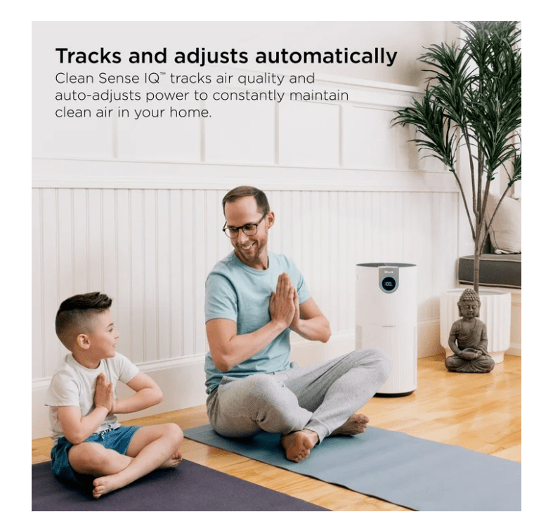 Shark 3 - in - 1 Max Air Purifier Heater & Fan NanoSeal HEPA Cleanser - No Promo Code Needed!