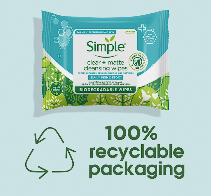 Simple Matte Cleansing Wipes - No Promo Code Needed!
