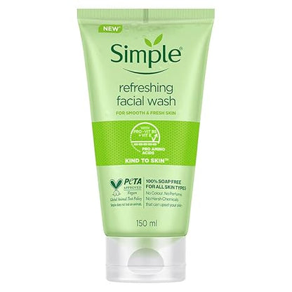Simple Refreshing Facial Wash Gel - No Promo Code Needed!