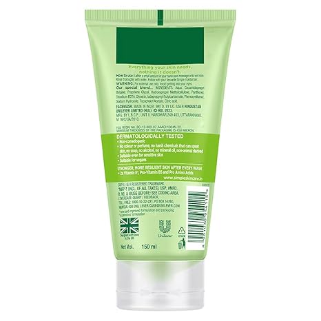 Simple Refreshing Facial Wash Gel - No Promo Code Needed!