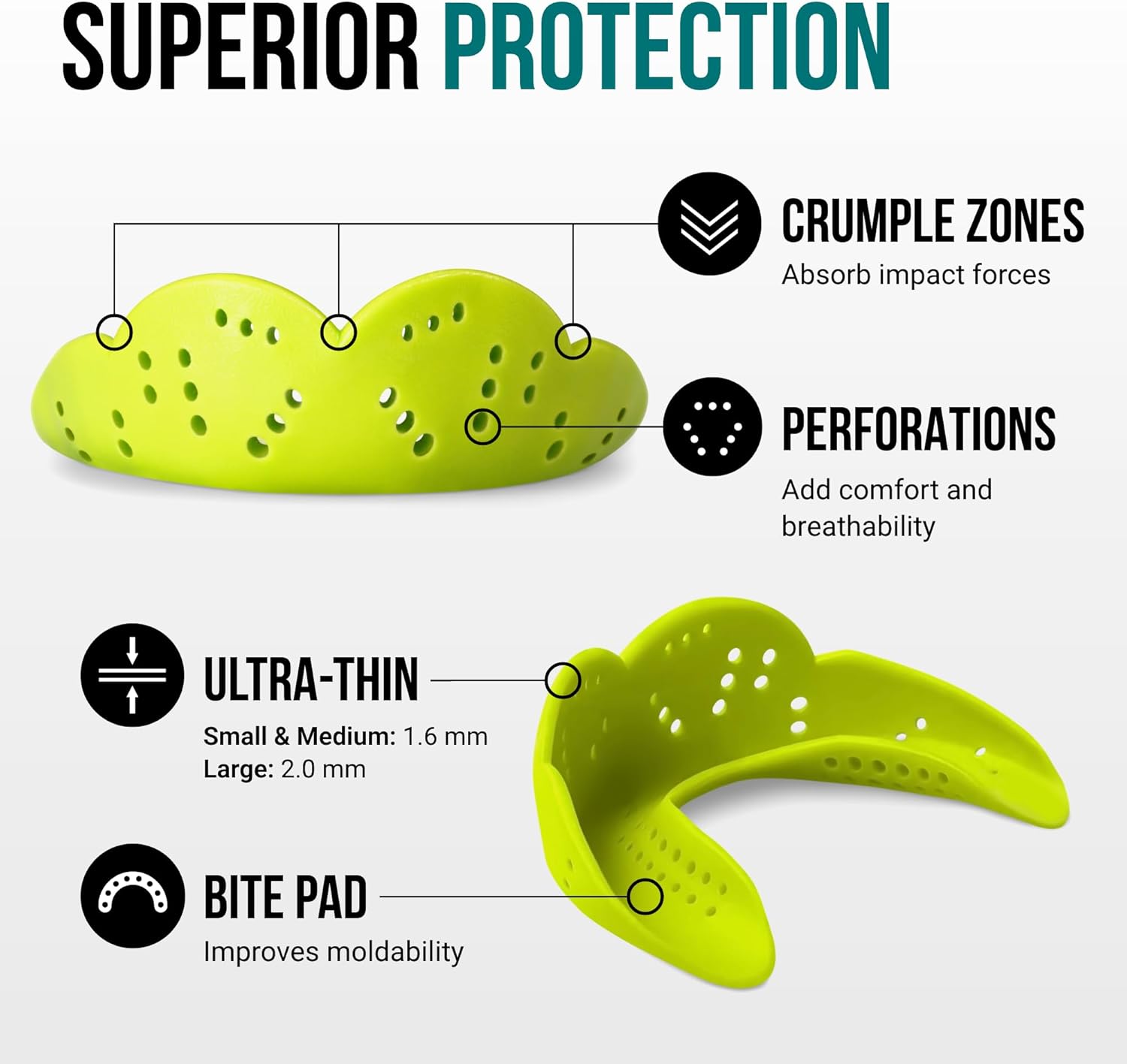 Sisu and Sova Aero Nextgen Sports Mouth Guard Custom Fit Neon Flash - No Promo Code Needed!