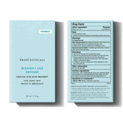 SkinCeuticals Blemish + Age Defense 30ml 1 piece Lightweight 635494391206 No Promo Code Needed!