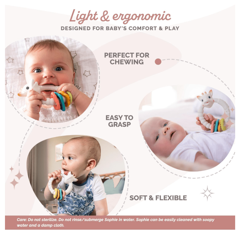 Sophie La Girafe Coloring Teether - No Promo Code Needed!