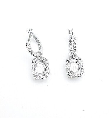 Swarovski Millenia Octagon Cut Drop Earrings - No Promo Code Needed!