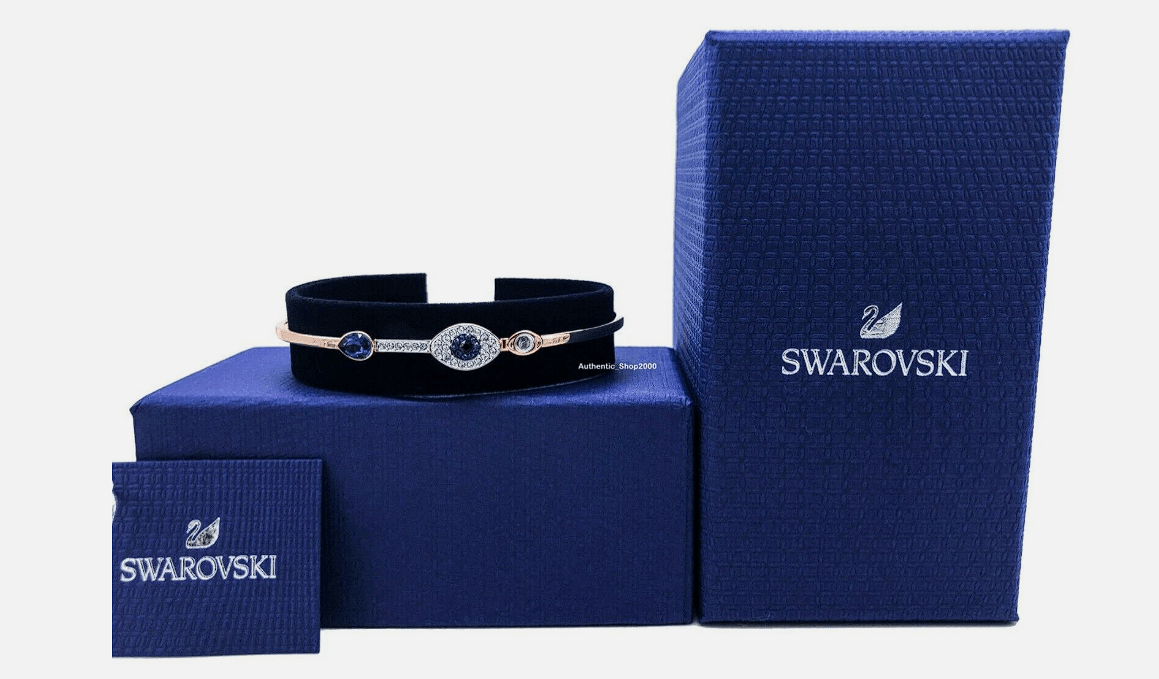 Swarovski Swarovski Duo Evil Eye Bracelet - New Missing Box CONDITION: NEW MISSING BOX 9009651719911 No Promo Code Needed!