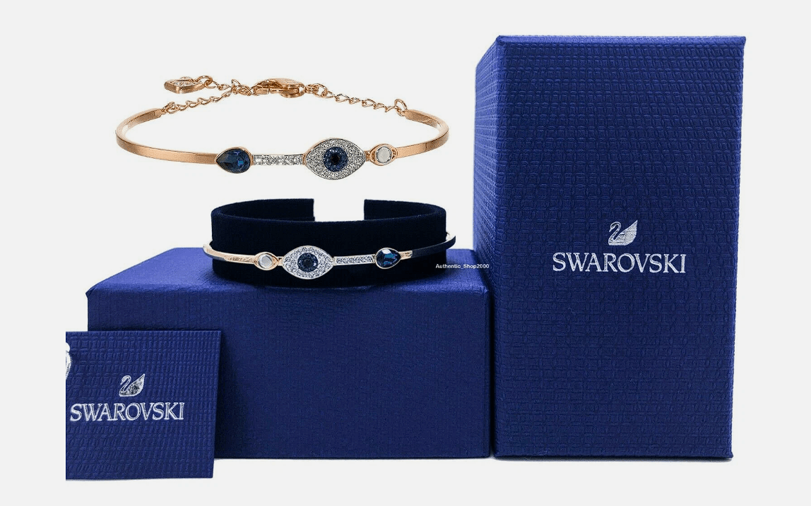 Swarovski Swarovski Duo Evil Eye Bracelet - New Missing Box CONDITION: NEW MISSING BOX 9009651719911 No Promo Code Needed!