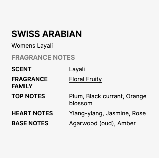Swiss Arabian Layali - No Promo Code Needed!