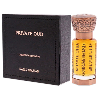 Swiss Arabian Private Oud Perfume Oil – Used Like New 0.4 oz CONDITION: USED LIKE NEW 6295124034336 No Promo Code Needed!