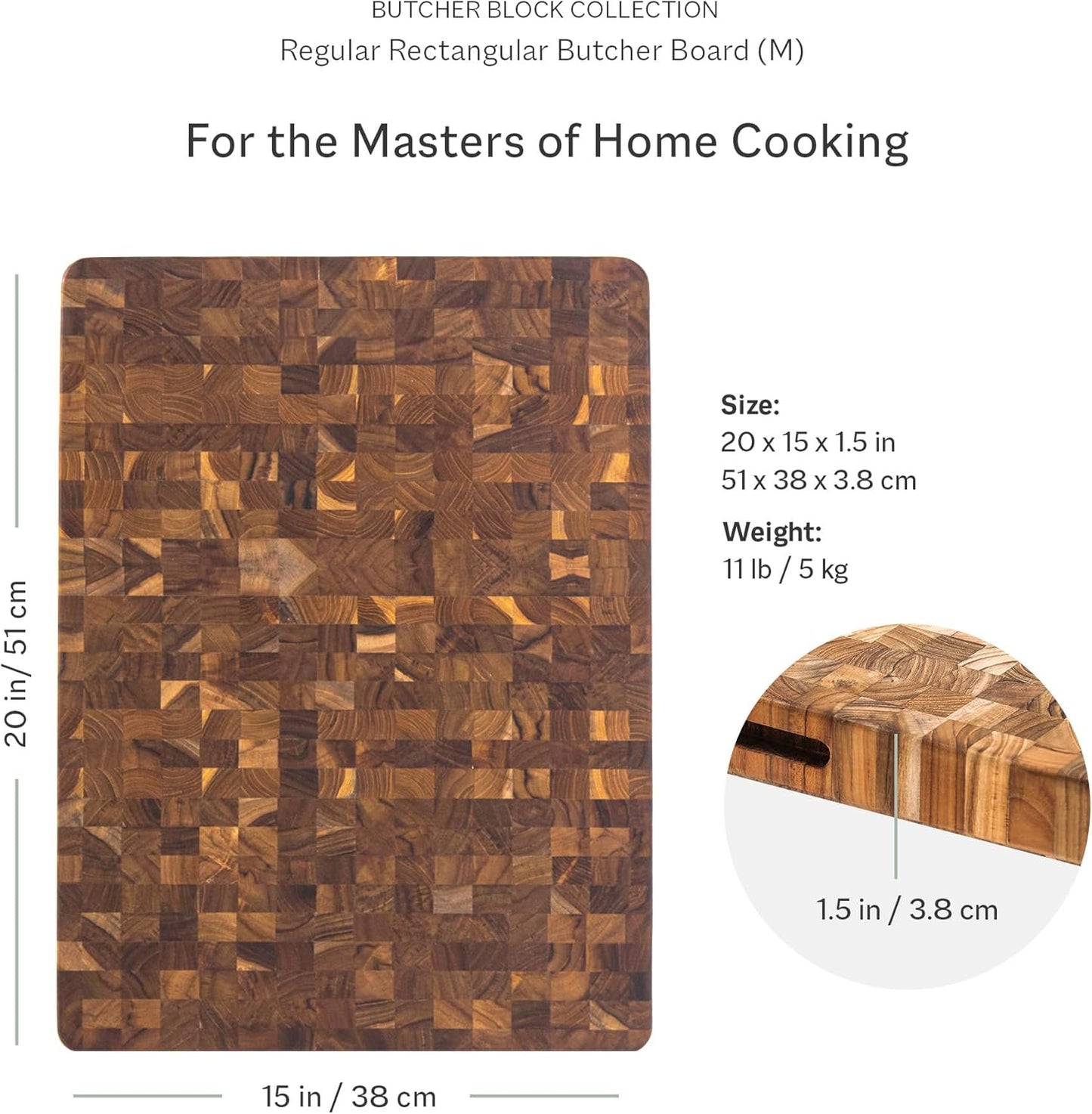 Teakhaus Butcher Block Cutting Board - No Promo Code Needed!