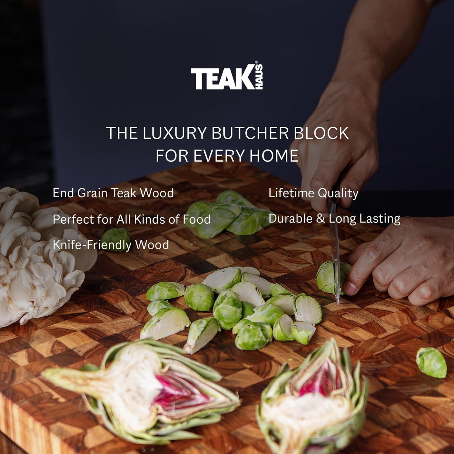 Teakhaus Butcher Block Cutting Board - No Promo Code Needed!