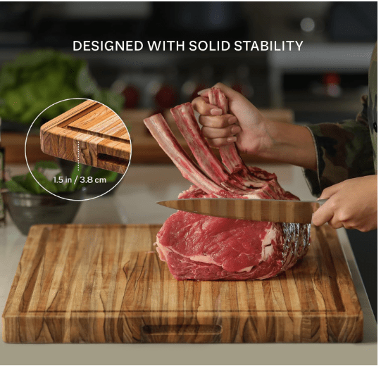 Teakhaus Traditional Carving Board Large 810996011238 No Promo Code Needed!