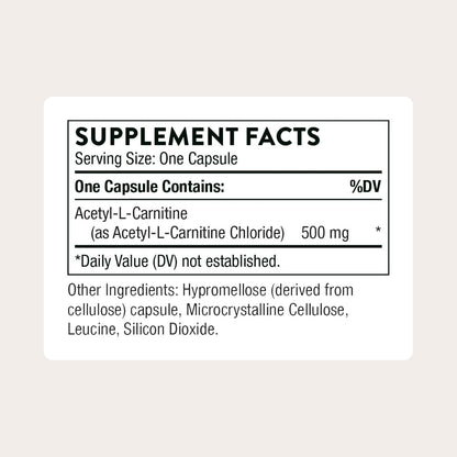 Thorne Acetyl - L - Carnitine Capsule - No Promo Code Needed!
