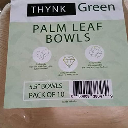 Thynk Green Palm Leaf Bowls - No Promo Code Needed!