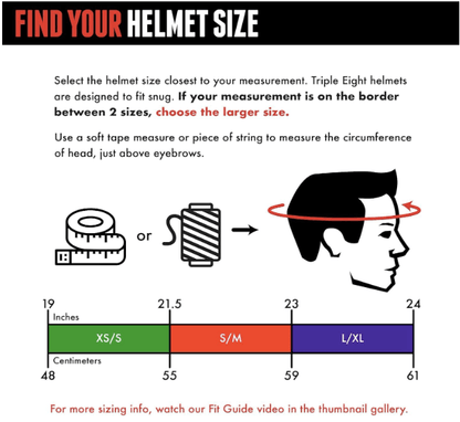 Triple Eight Dual Certified Helmet Large / Extra Large White Matte 604352030182 No Promo Code Needed!