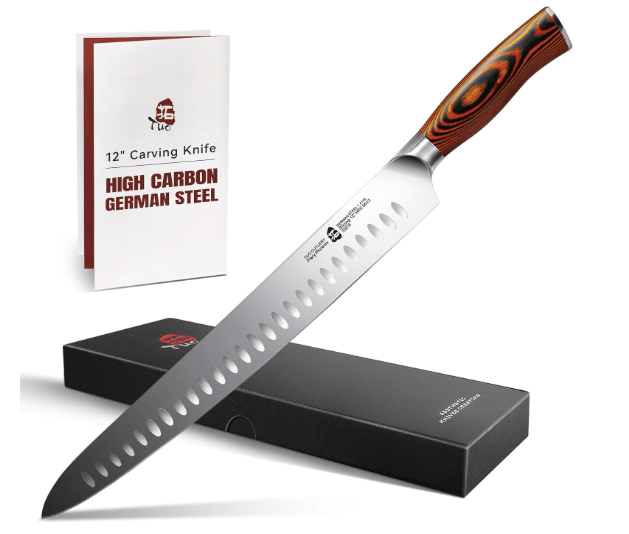 TUO Fiery 12 inch Slicing Knife - No Promo Code Needed!