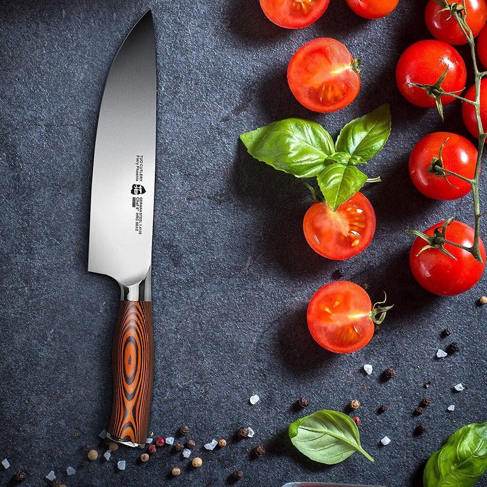 TUO Fiery 8 inch Chef Knife - No Promo Code Needed!