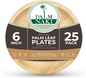 Palm Naki Areca Round Plates Shallow - Null