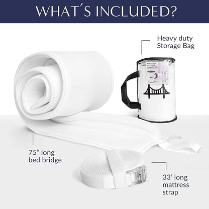 Ineduh Bed Bridge Mattress Connector - Null