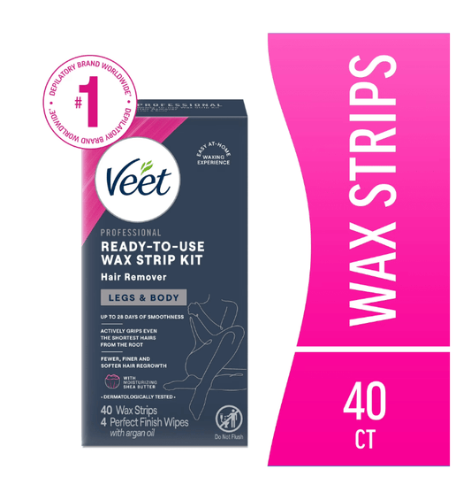 Veet Wax Strips Kit Shea Butter and Berry Fragrance - No Promo Code Needed!
