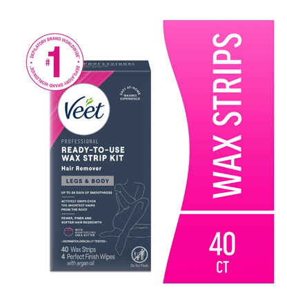 Veet Wax Strips Kit Shea Butter and Berry Fragrance - No Promo Code Needed!
