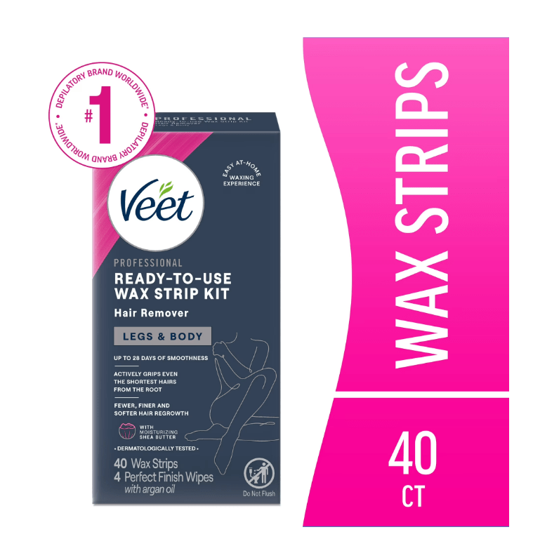 Veet Wax Strips Kit Shea Butter and Berry Fragrance - No Promo Code Needed!