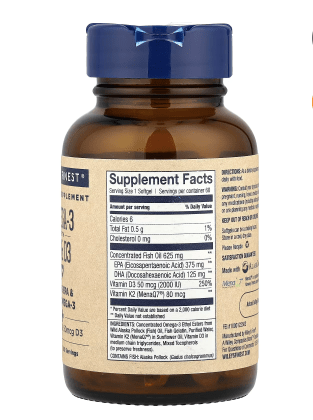 Wiley's Finest Omega - 3 With K2 & D3 - No Promo Code Needed!