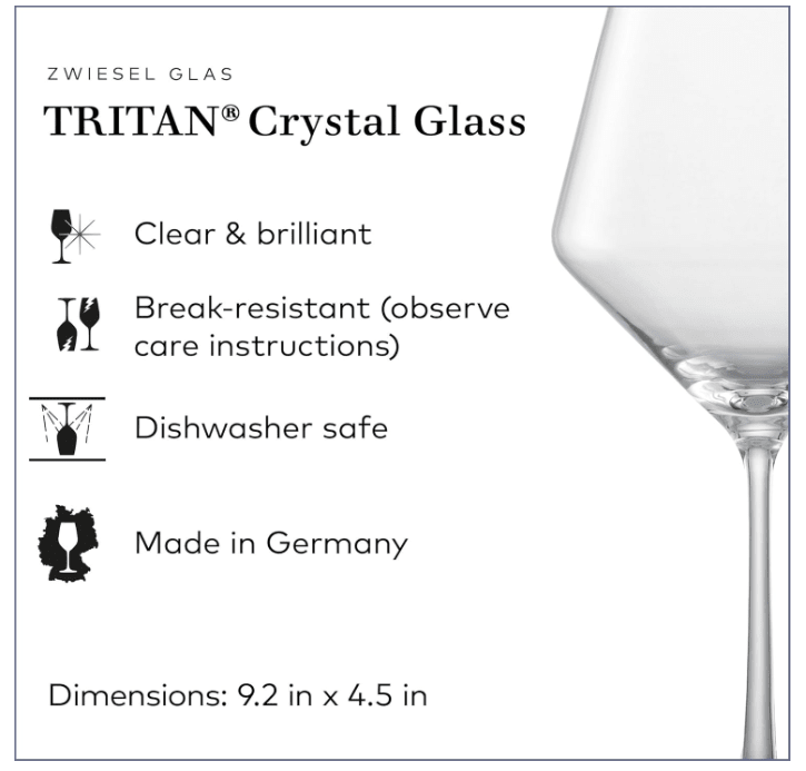 Zwiesel Glas Zwiesel Burgunderpokal Burgundy Goblet - Used Good 23.7 oz CONDITION: USED GOOD 646292833416 No Promo Code Needed!